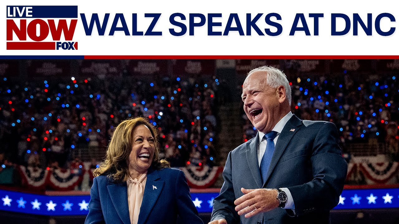 FULL SPEECH: Tim Walz addresses the DNC on Wednesday night