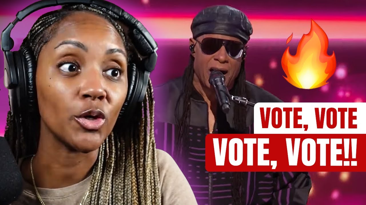 GET OUT & VOTE!! | Stevie Wonder performs “Higher Ground” at the 2024 DNC (REACTION)