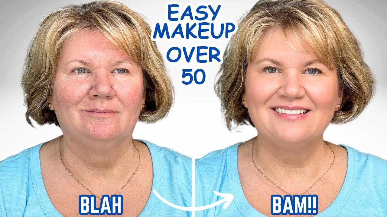 Get Ready Fast: Effortless Makeup Routine for Women Over 50! 💅😍