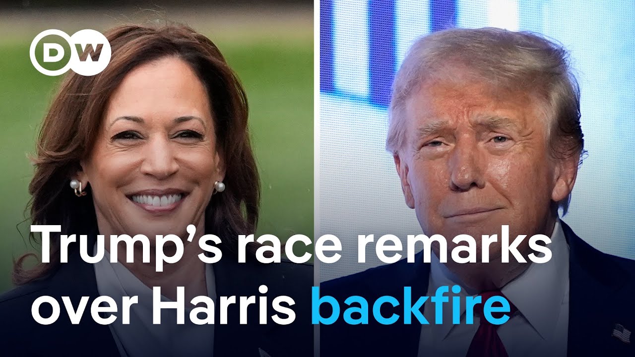 Harris responds to Donald Trump’s false remarks about her racial identity | DW News