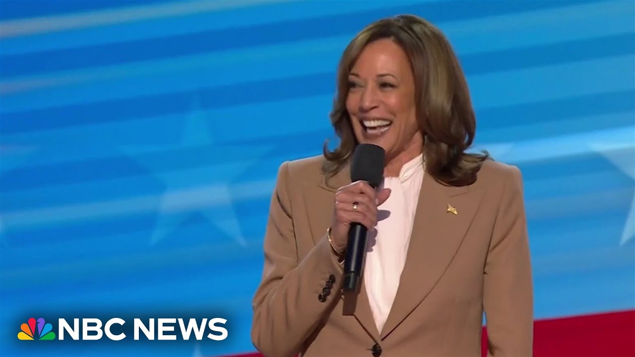 Harris thanks Biden for his ‘historic leadership’ at the DNC