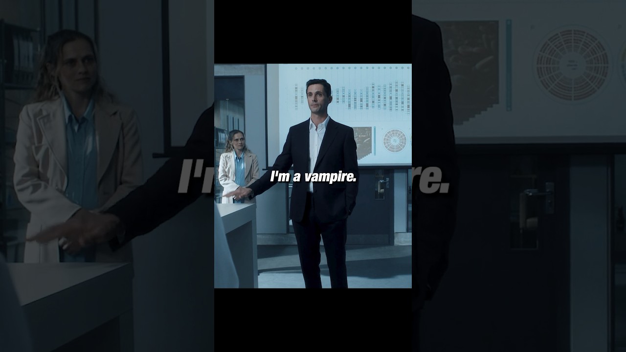 He admitted he’s a vampire😱