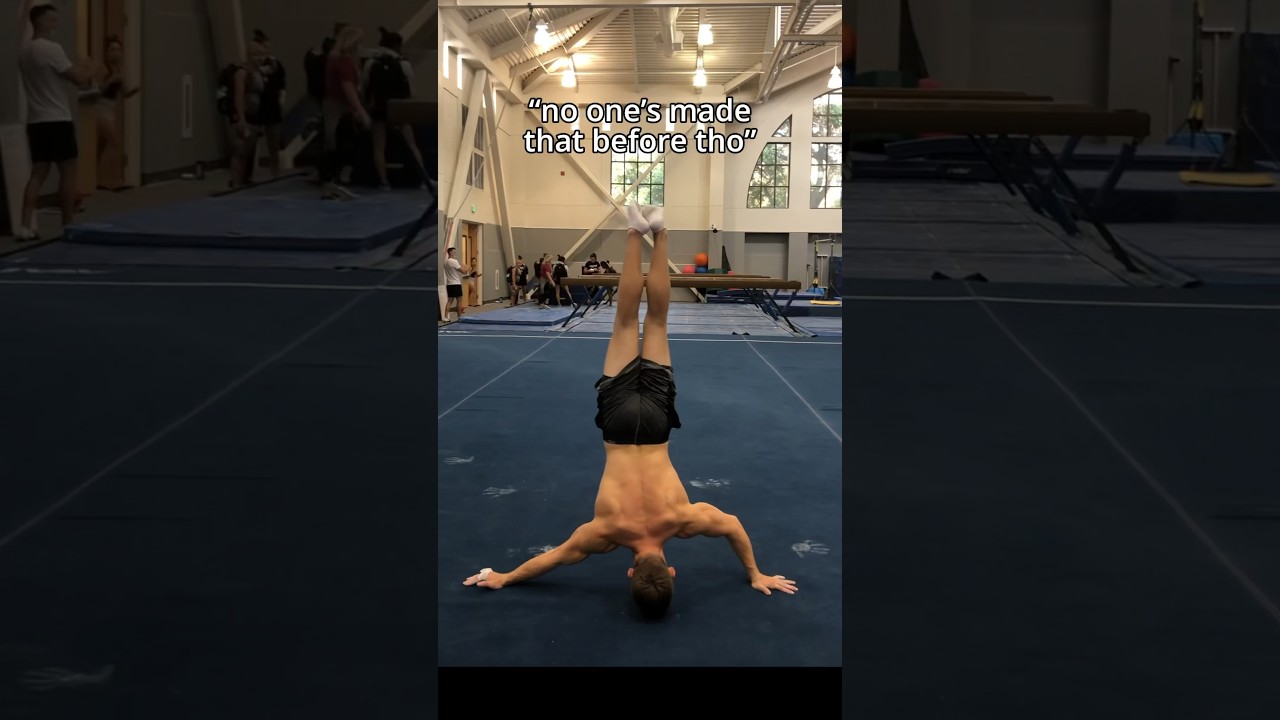 I invented a move in gymnastics 💪 #gymnast #calisthenics #gymnastics #olympics #sports #strength