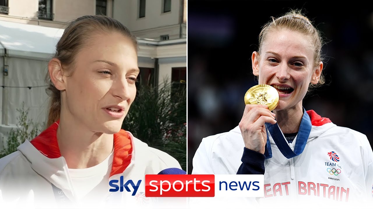 “I just can’t believe it” | Bryony Page on winning gold in women’s trampoline final at Paris 2024