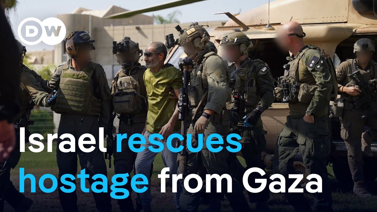 IDF: Gaza hostage Qaid Farhan Alkadi rescued in ‘complex operation’ | DW News