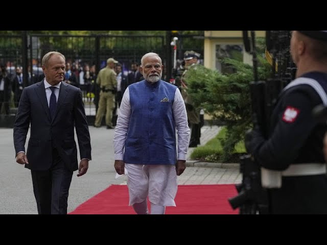 India’s Modi holds security and trade talks with Poland’s leaders en route to war-torn Ukraine