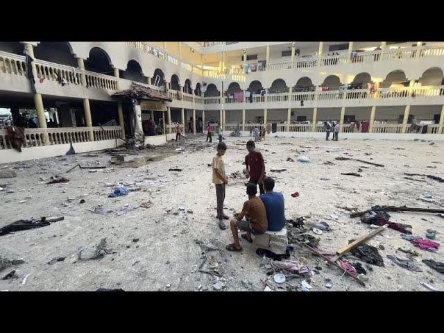 Israeli airstrike on school in Gaza kills at least 100, government officials say