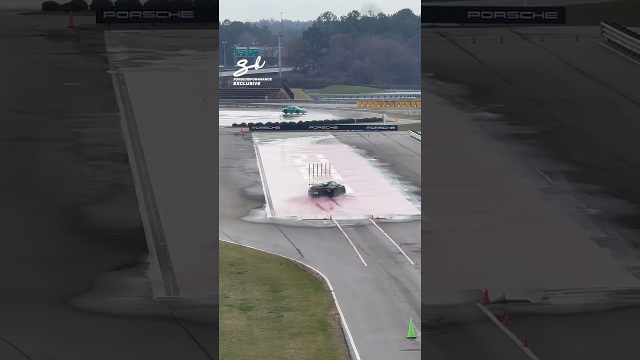 It’s like a slip n’ slide just for cars! 😅 #cars #testing #water