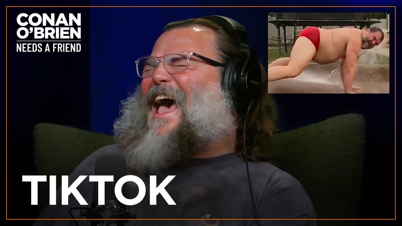 Jack Black Did The WAP Dance In A Speedo On TikTok | Conan O’Brien Needs A Friend