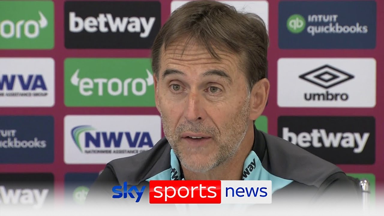 Julen Lopetegui says he’d prefer the transfer window closed before the Premier League season starts