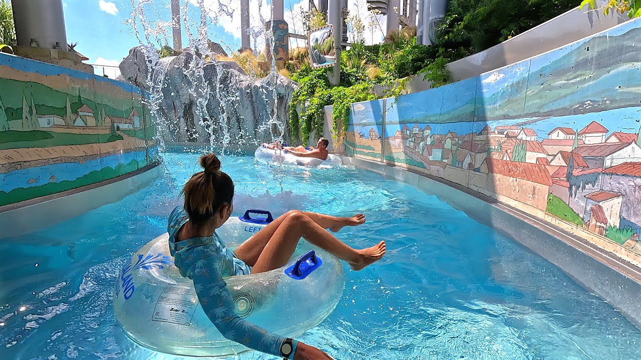 Lazy River 💦 at Aqualand Moravia 🇨🇿