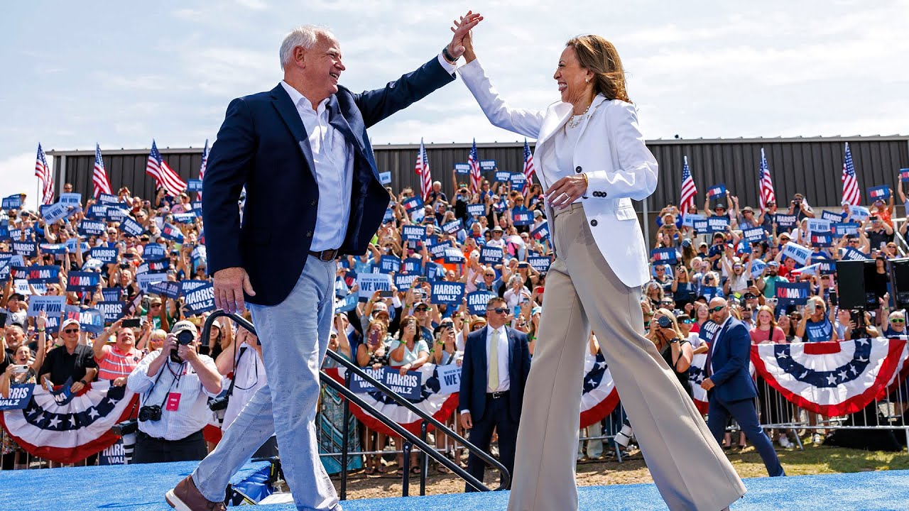 LIVE: Harris and Walz rally Las Vegas