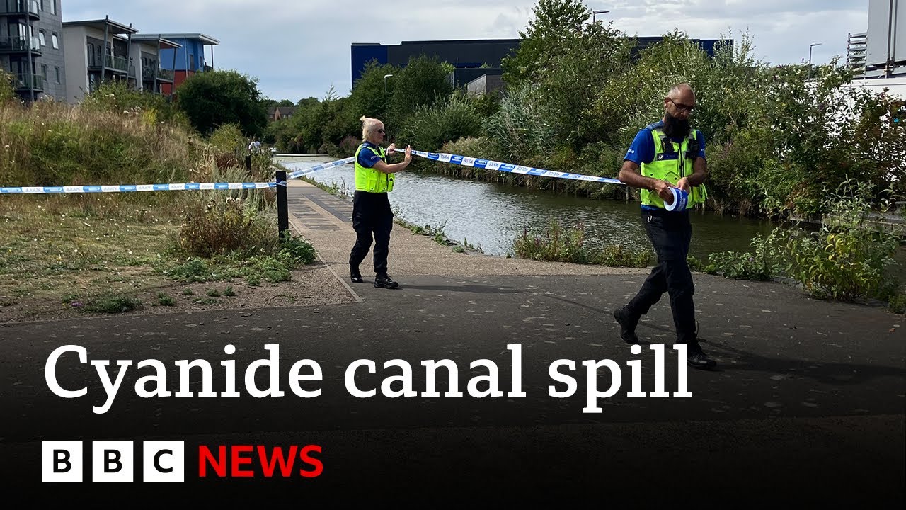 Major incident declared after cyanide spill in UK town | BBC News