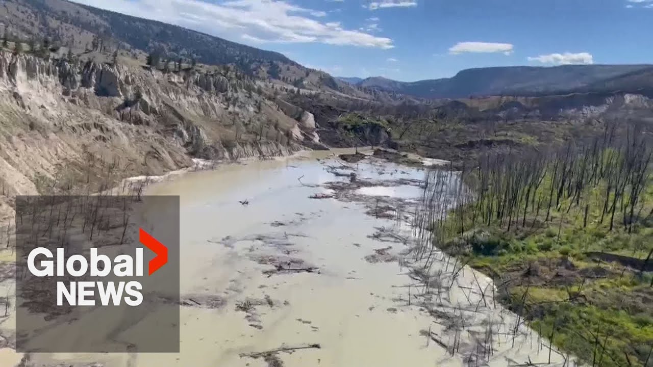 “Massive” Chilcotin River landslide in BC could cause flash flooding in next 24 to 48 hours