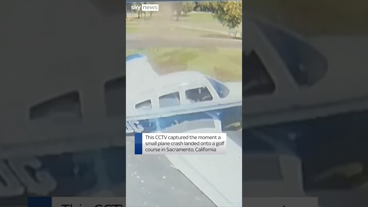 Miracle escape as plane crash lands