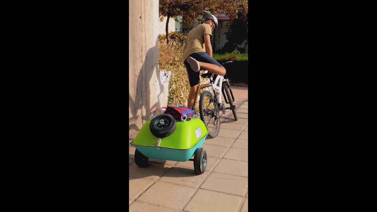 Multipurpose camping trolley out of construction carts