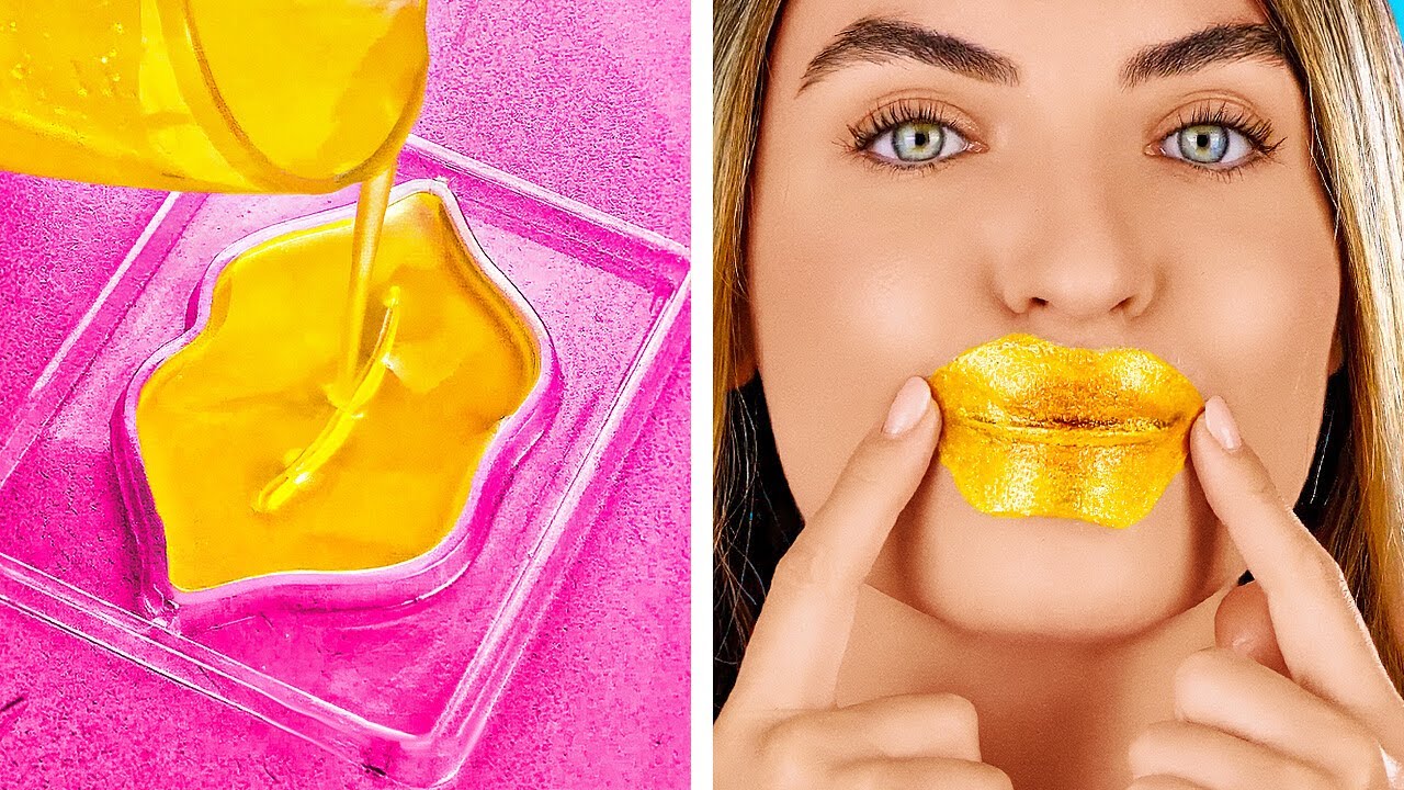 Natural beauty Care routine recipes with aloe, vegetables and fruits