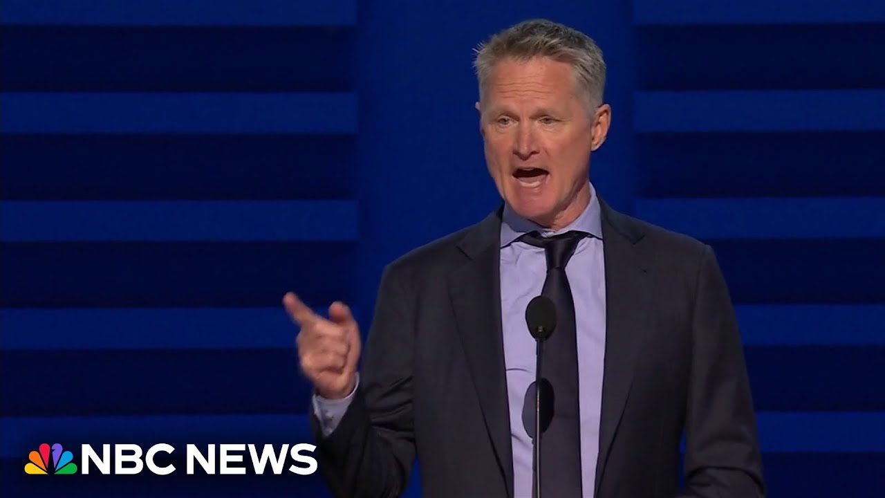 NBA coach Steve Kerr at DNC: ‘Leaders must display dignity’