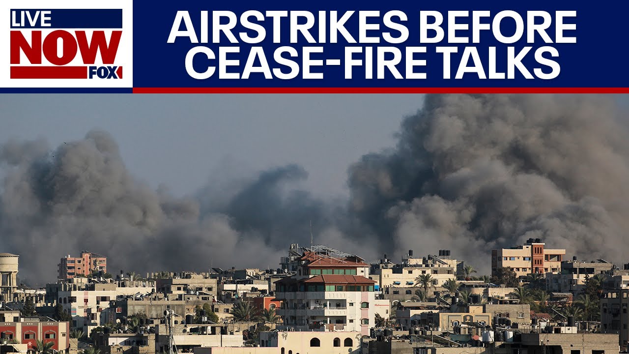 NEW: Airstrikes kill dozens in Gaza before cease-fire talks in Egypt | LiveNOW from FOX