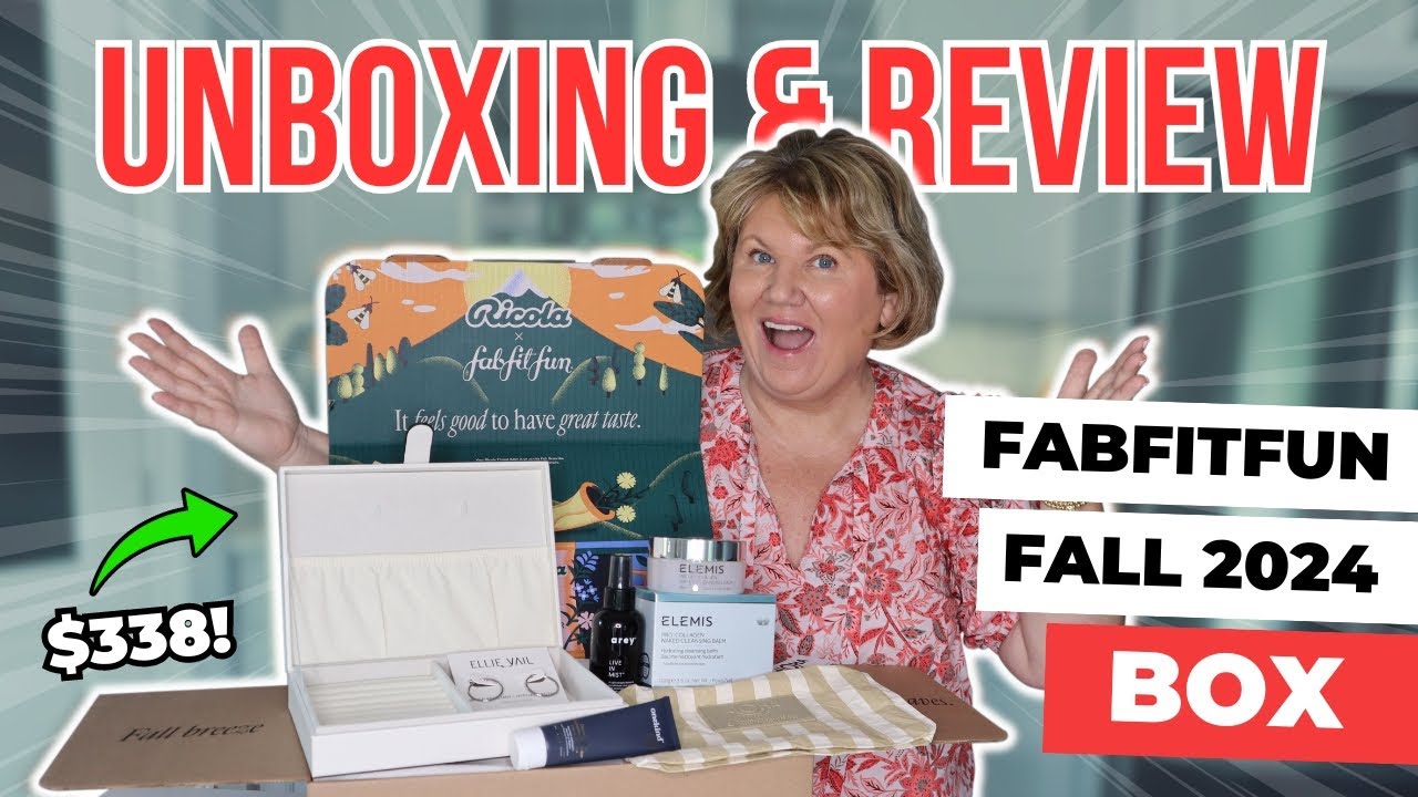NEW FabFitFun Fall 2024 Box UNBOXING and Review! (MUST-HAVE Items)🍁