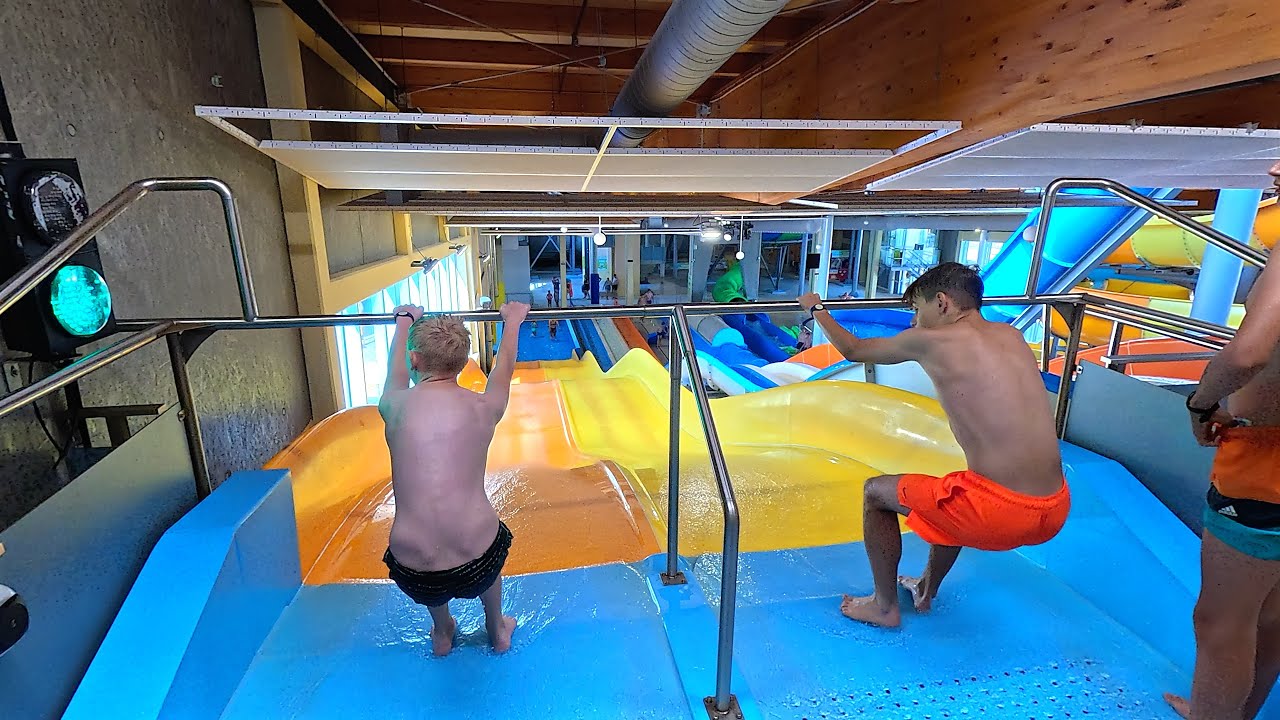 Niagára Water Slide 💦 at Aqualand Moravia 🇨🇿