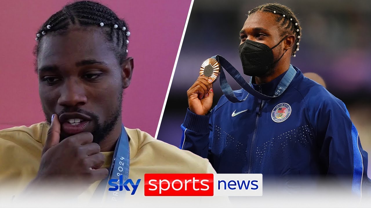 Noah Lyles on battling Covid exhaustion in 200m final after securing bronze medal for Team USA