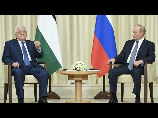 Palestinian leader Abbas ‘stands with’ Russia as he meets Putin on Moscow visit