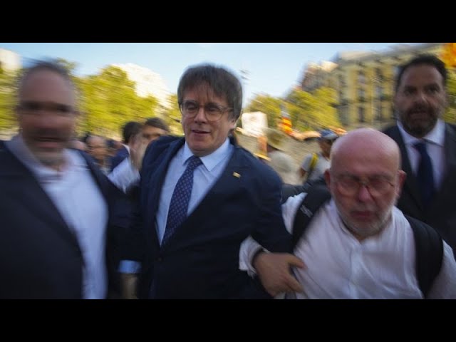 Puigdemont back in either his office in France or Brussels, according to his lawyer
