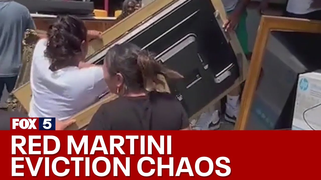 Red Martini evicted, crowd tries to cash in | FOX 5 News