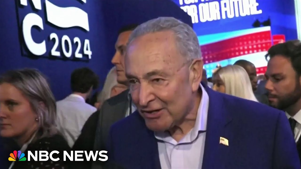 Schumer sings a message to Trump: ‘You can’t always get what you want’