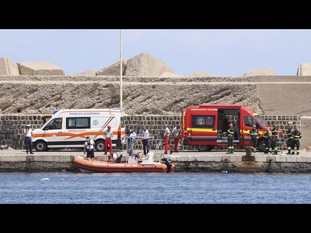 Search resumes in Sicily yacht sinking to find missing people including British magnate