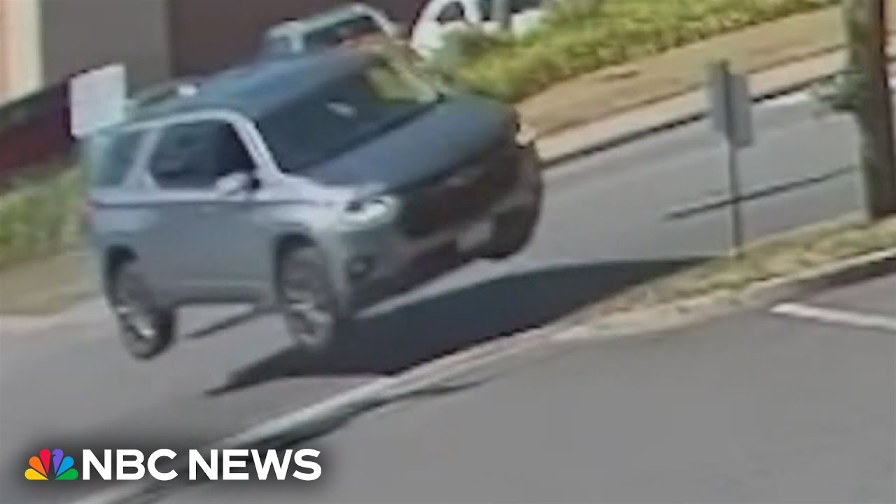 Speeding SUV goes airborne seconds before fatal crash