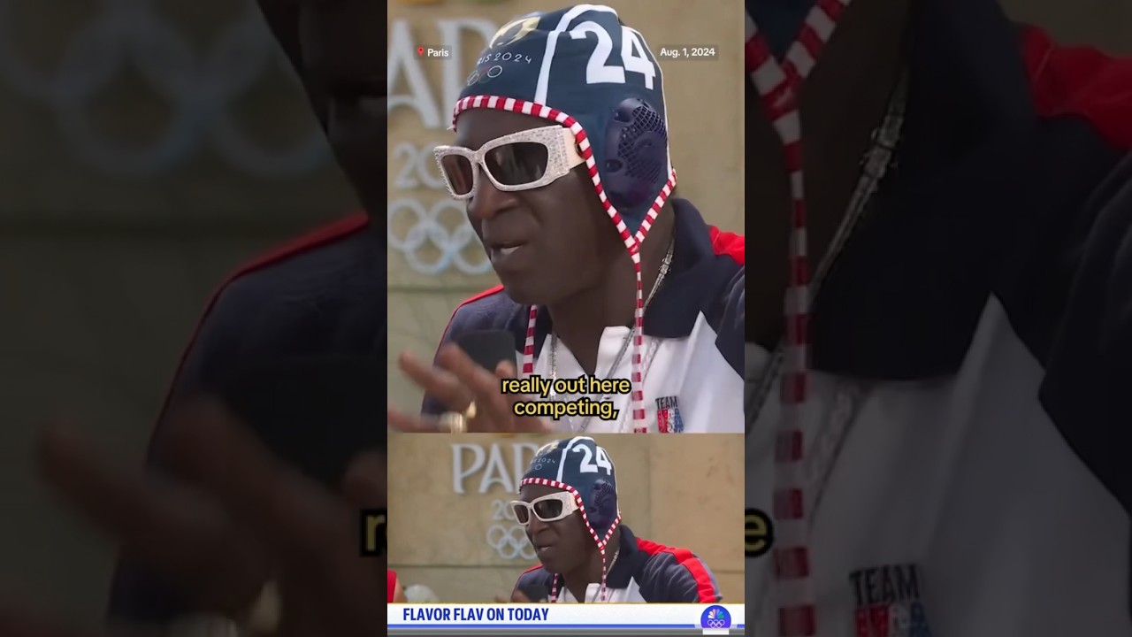 Team USA women’s water polo hype man Flavor Flav talks attending the Olympics for the first time