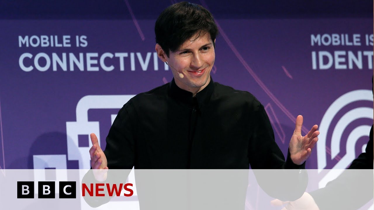 Telegram boss banned from leaving France in criminal probe | BBC News