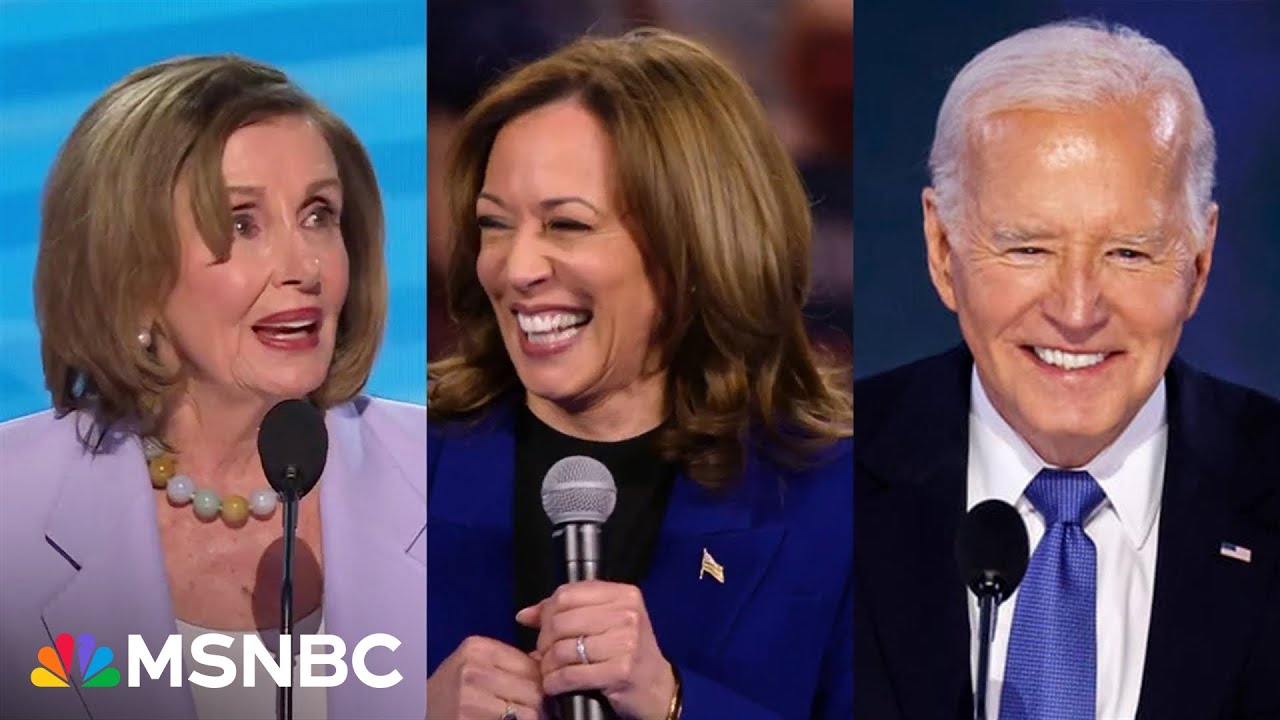 ‘Thank you, Joe’: Pelosi praises Biden, says Harris will ‘take us to new heights’ I DNC Speech