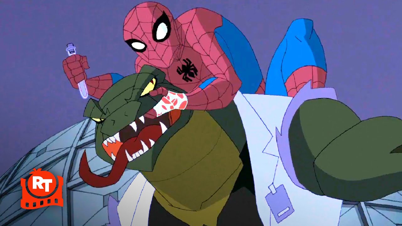 The Spectacular Spider-Man (2008) – Spider-Man vs. the Lizard (S1E3) | Movieclips