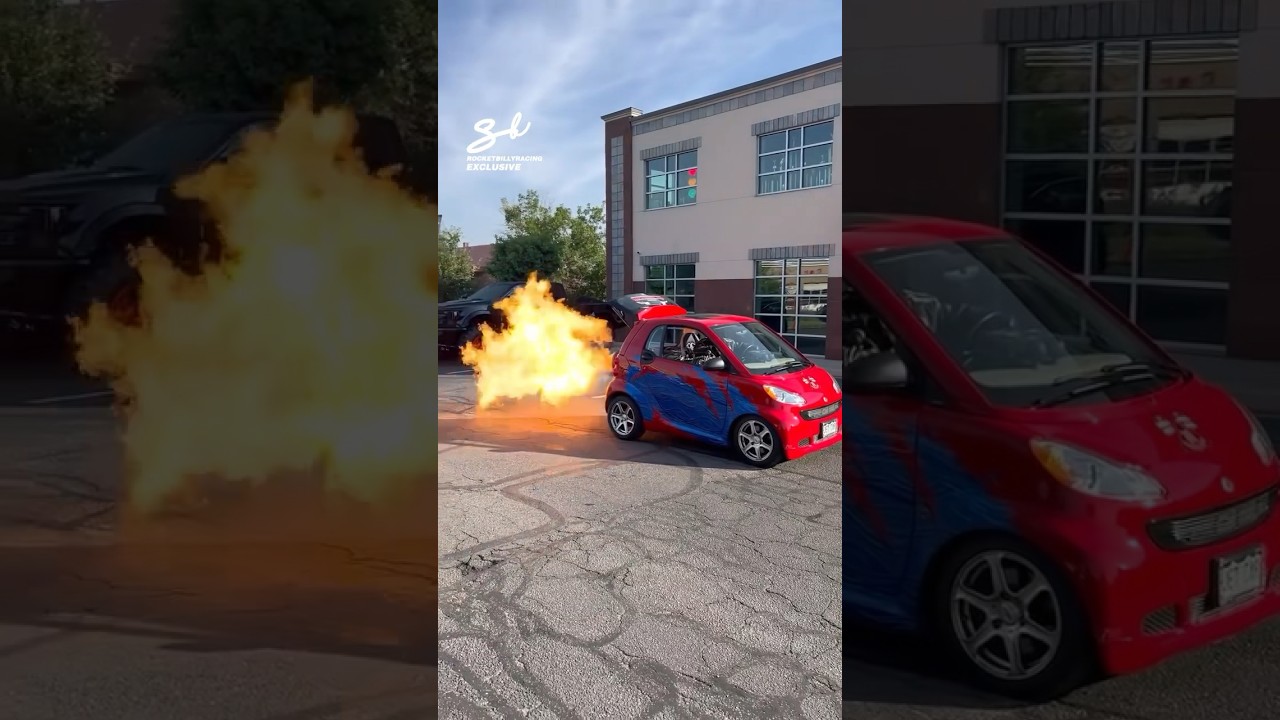 This car is absolutely fire… literally! 🔥 #cars #fire #vehicles