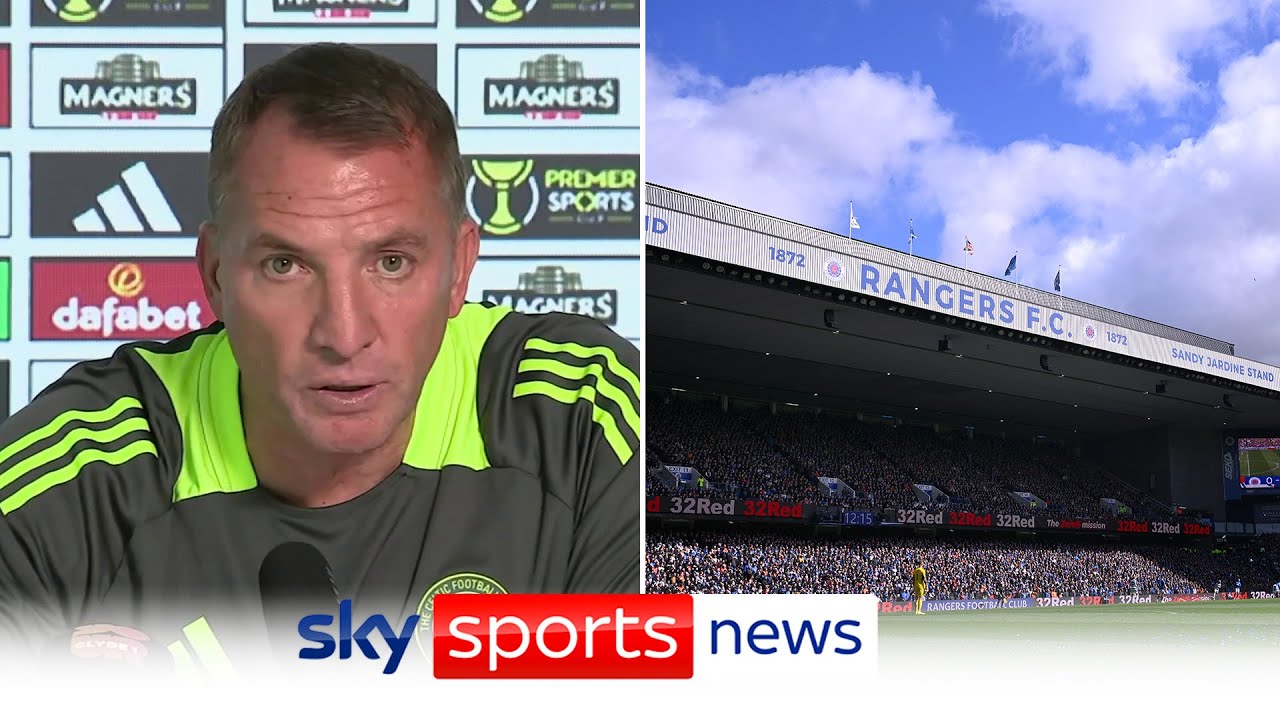“This is a Rangers thing” | Brendan Rodgers on there being no away fans at first two Old Firm games