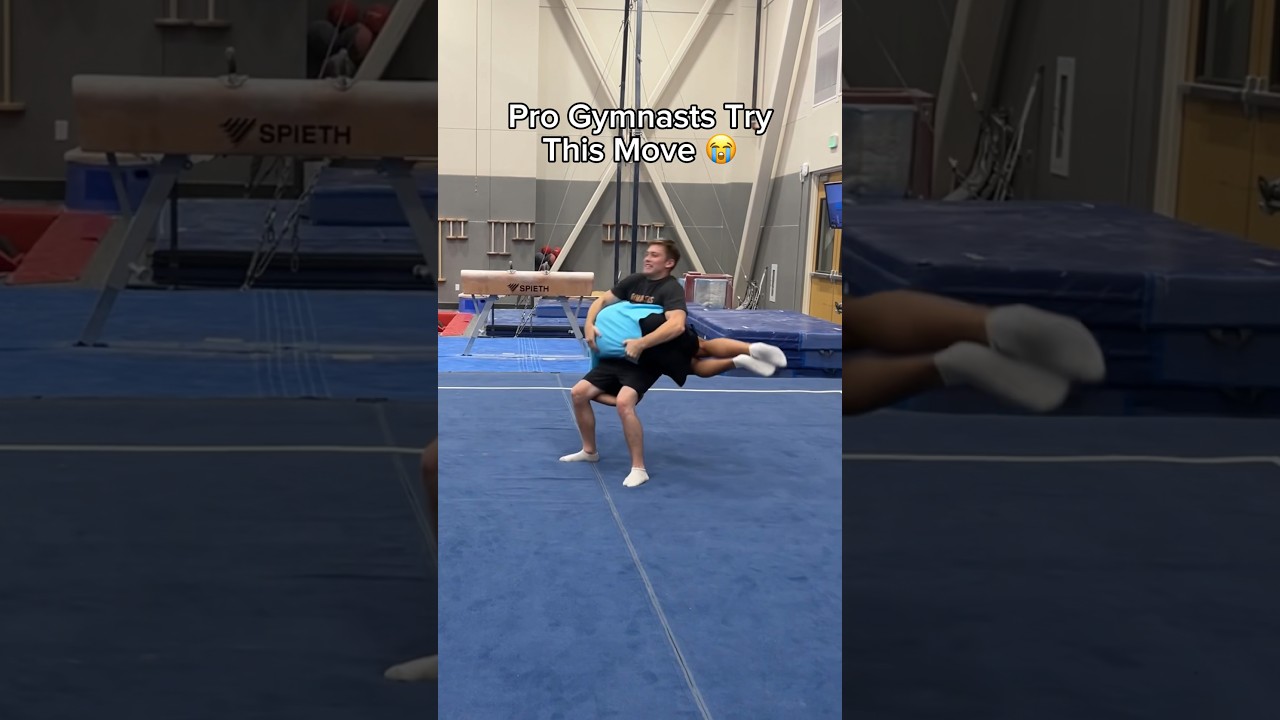 This partner challenge was so fun 😂 #gymnastics #gymnast #olympics #olympic #sports #ncaa #fail #d1