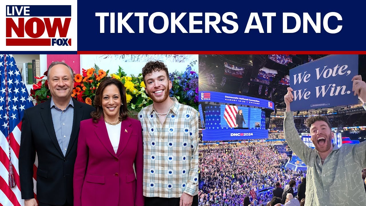 Tiktok influencers take over Democratic National Convention | LiveNOW from FOX