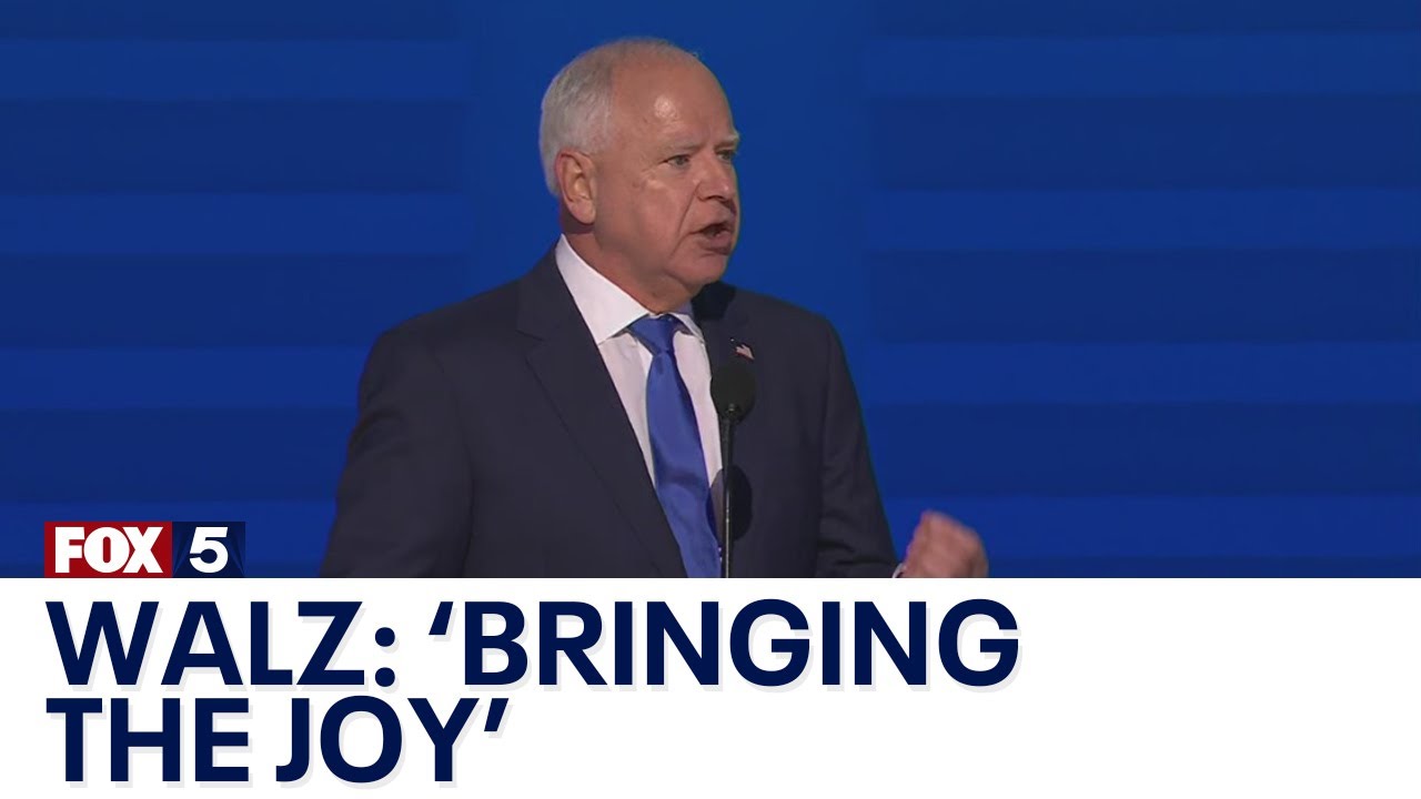 Tim Walz accepts VP nod at DNC Day 3: ‘We’re going to leave it on the field’ | FOX 5 News
