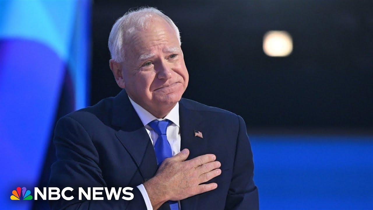 Tim Walz in acceptance speech: ‘Never underestimate a public school teacher’