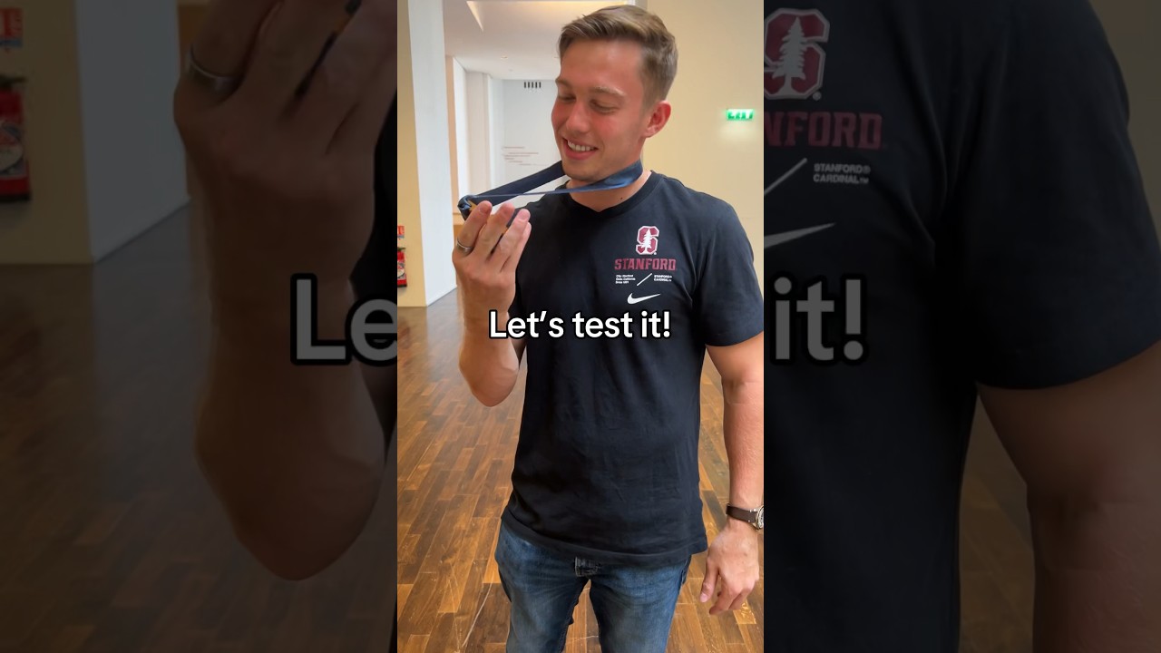 Torri Huske let us inspect her gold medal 😂 #olympics #swimming #gold #paris2024 #olympian #sports