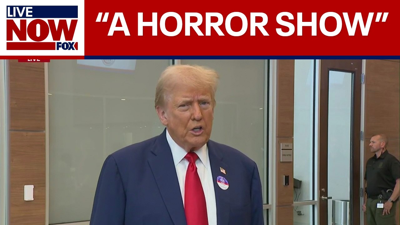 Trump: “It was Iran”, fiery comments after leaving voting location | LiveNOW from FOX