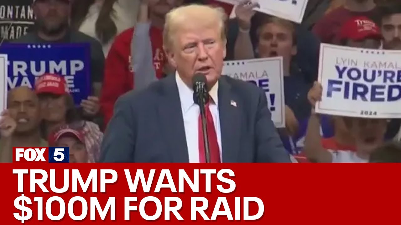 Trump to sue DOJ for $100M over Mar-a-Lago raid | FOX 5 News