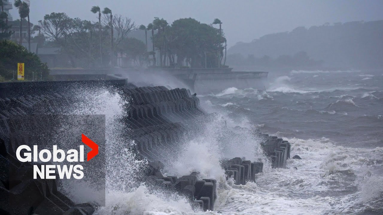 Typhoon Shanshan makes landfall in Japan as millions ordered to evacuate