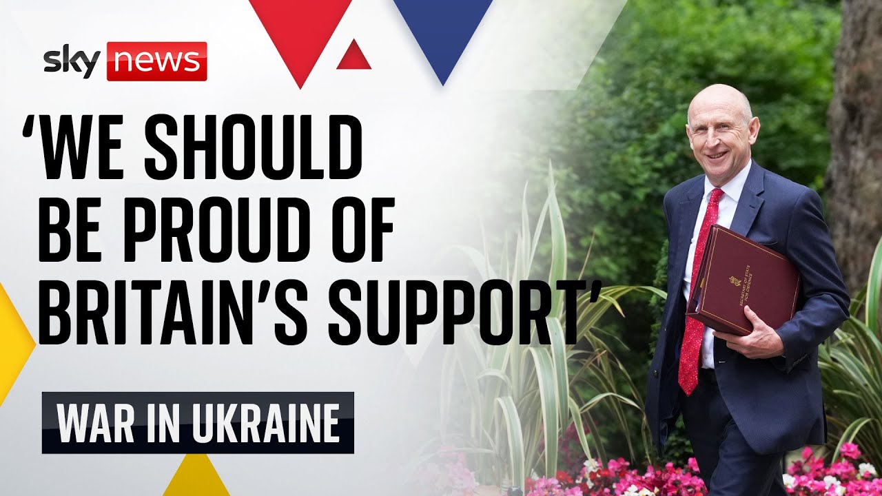 UK should be ‘proud’ Ukraine is using its weapons inside Russia , defence secretary says