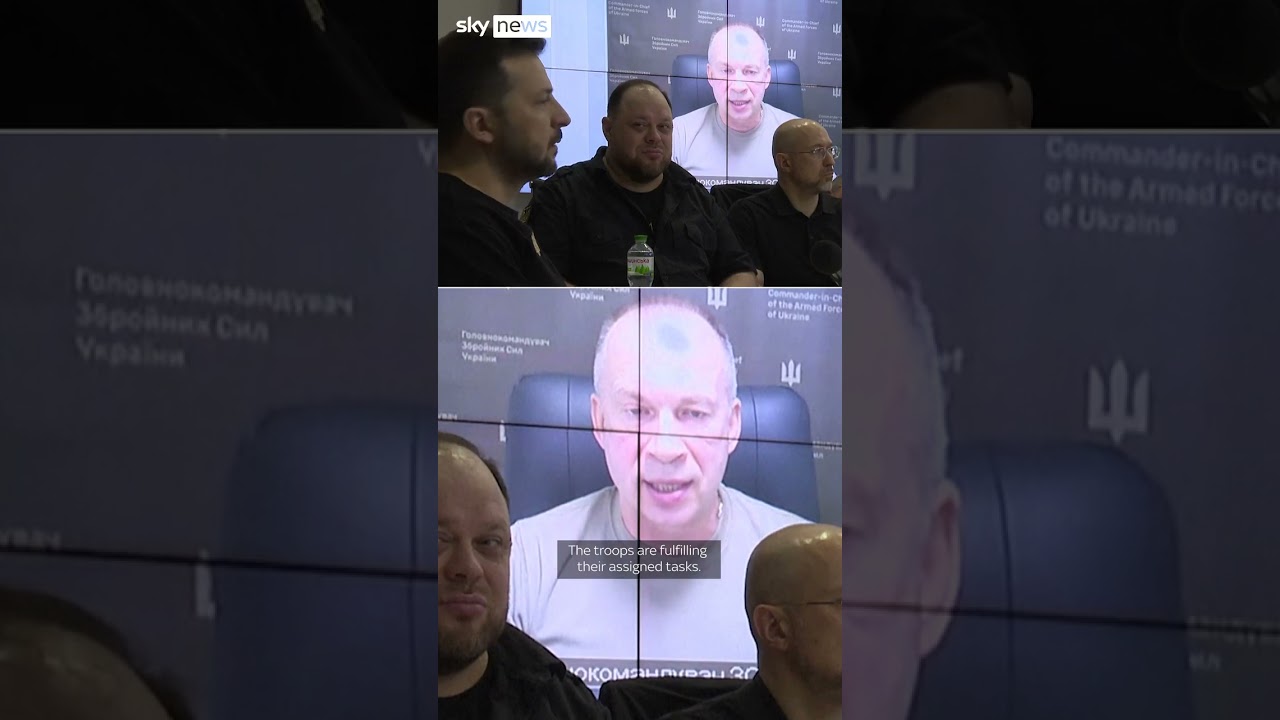 Ukraine’s army chief says Kursk incursion ‘situation is under our control’