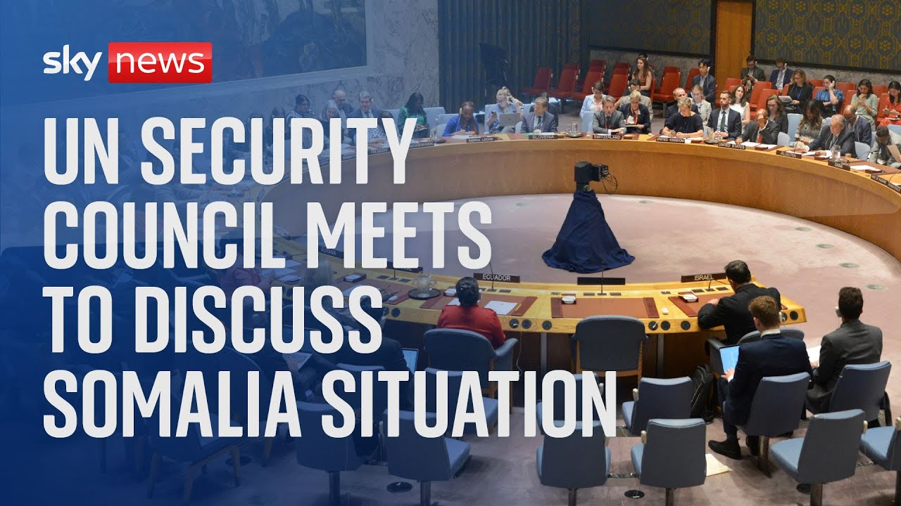 UN Security council meets to discuss the situation in Somalia