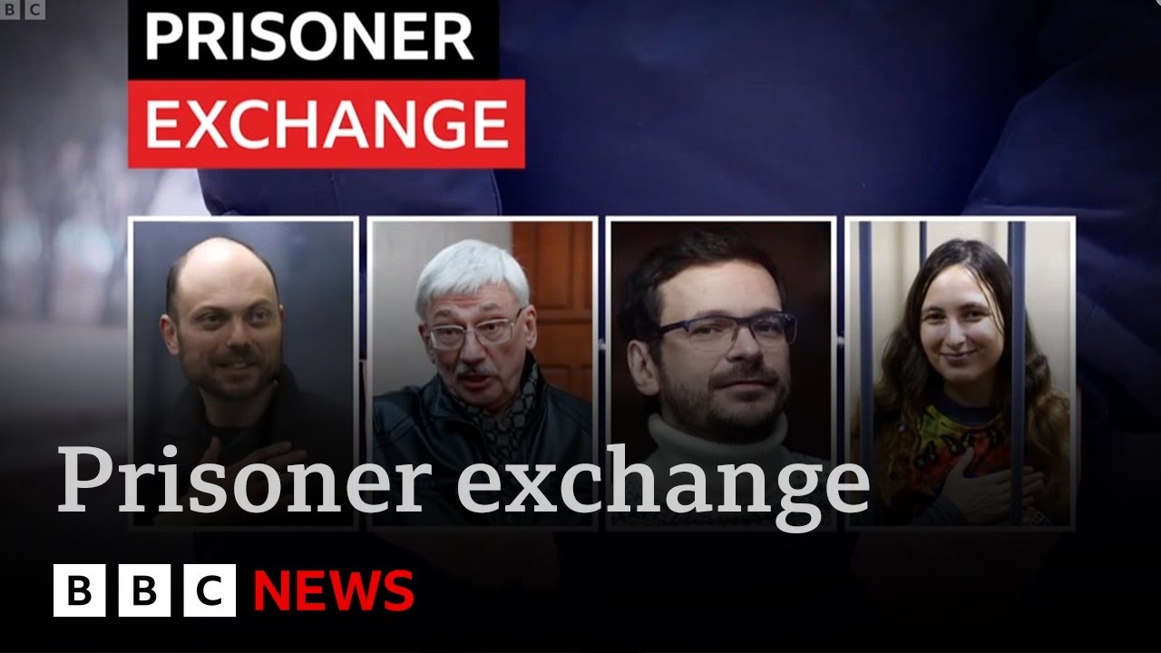 US and Russia complete biggest prisoner exchange since Cold War | BBC News